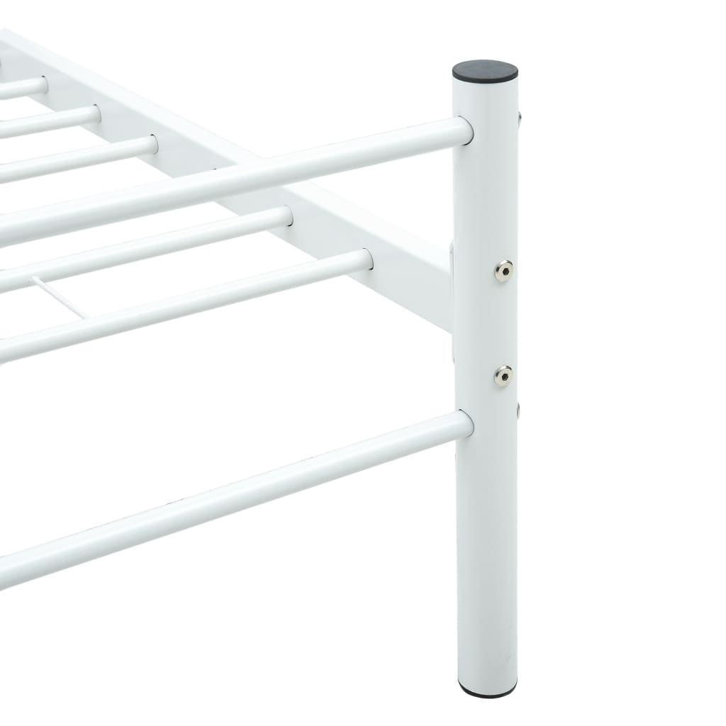Bettgestell Grau Metall 180×200 cm