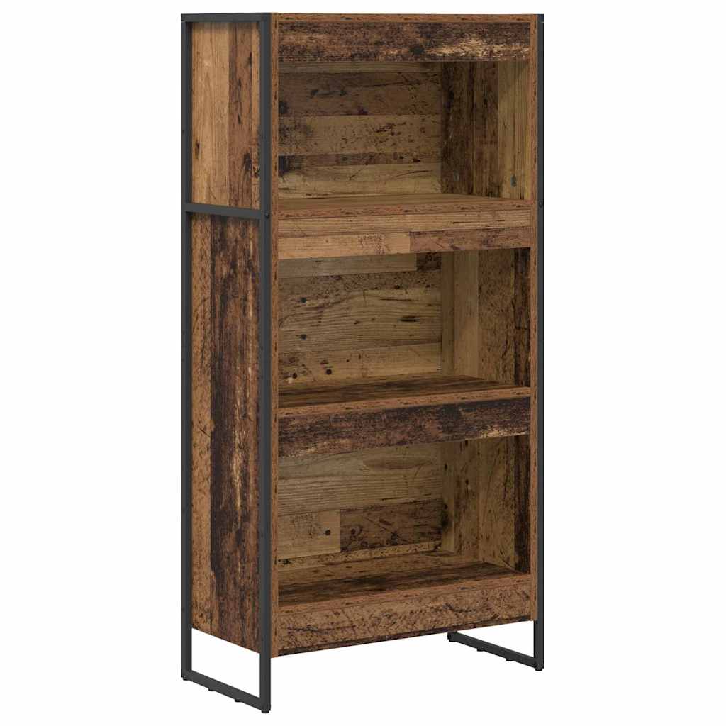 Bücherregal 2 pcs Schwarz Eichen-Optik 60 x 30 x 189,5 cm