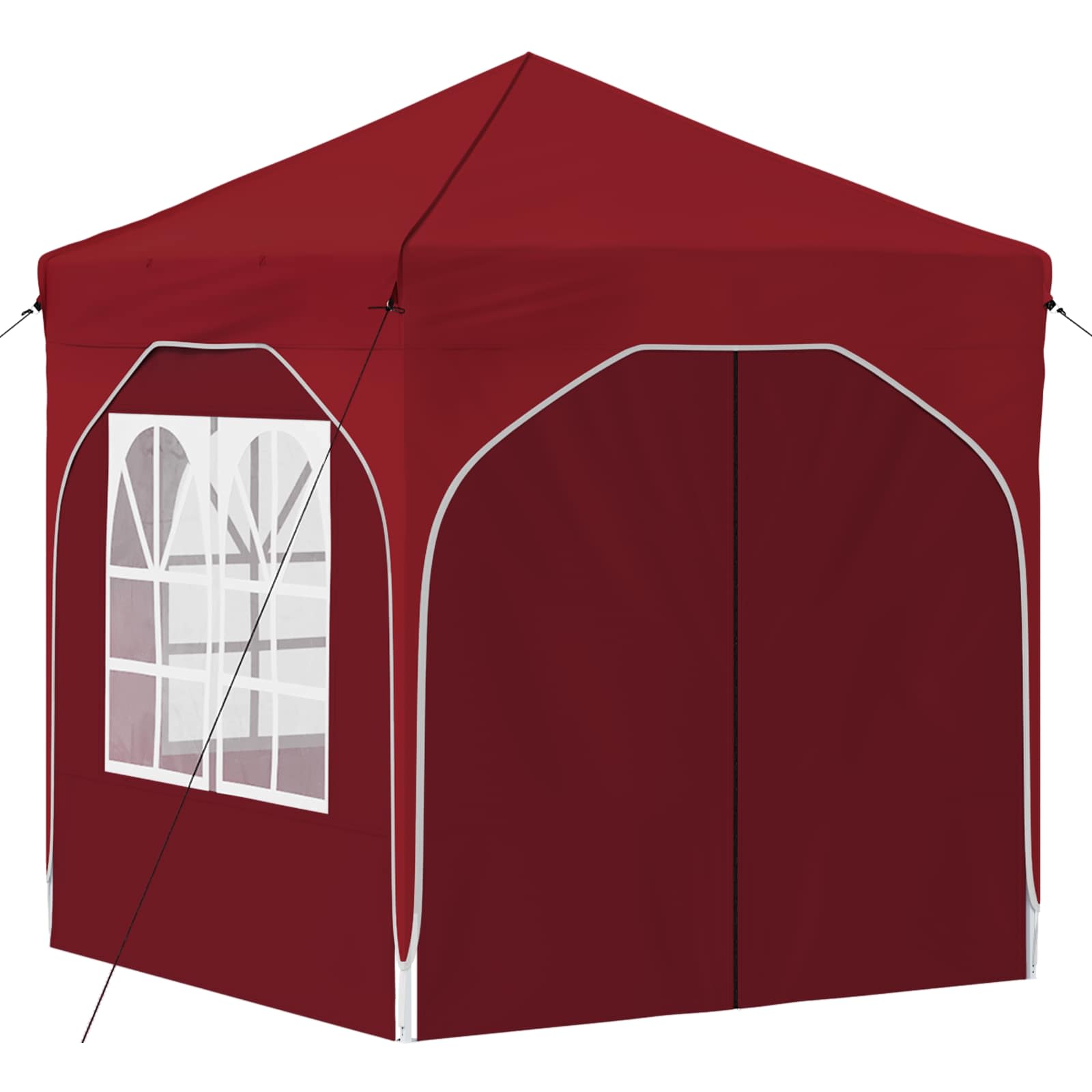 Pop-up Partyzelt 194 x 194 x 245 cm Creme