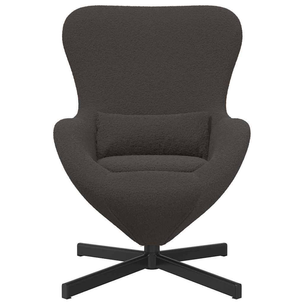 Eiersessel Hellgrau 63 x 73 x 90 cm Stoff