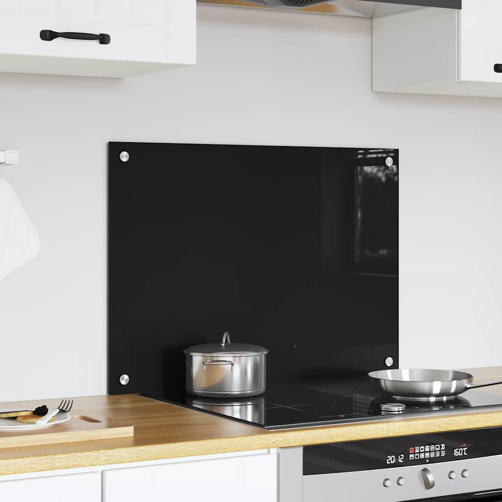 Küchenrückwand 2 pcs Weiß 70 x 40 cm Gehärtetes Glas