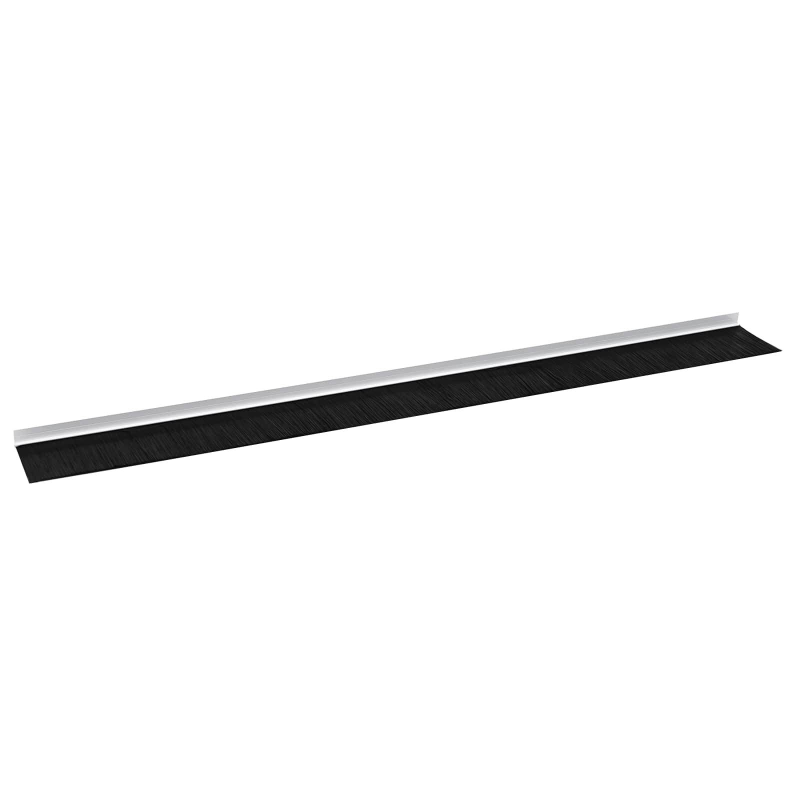 Selbstklebende Türbürstendichtungen 2 pcs Braun 100 cm