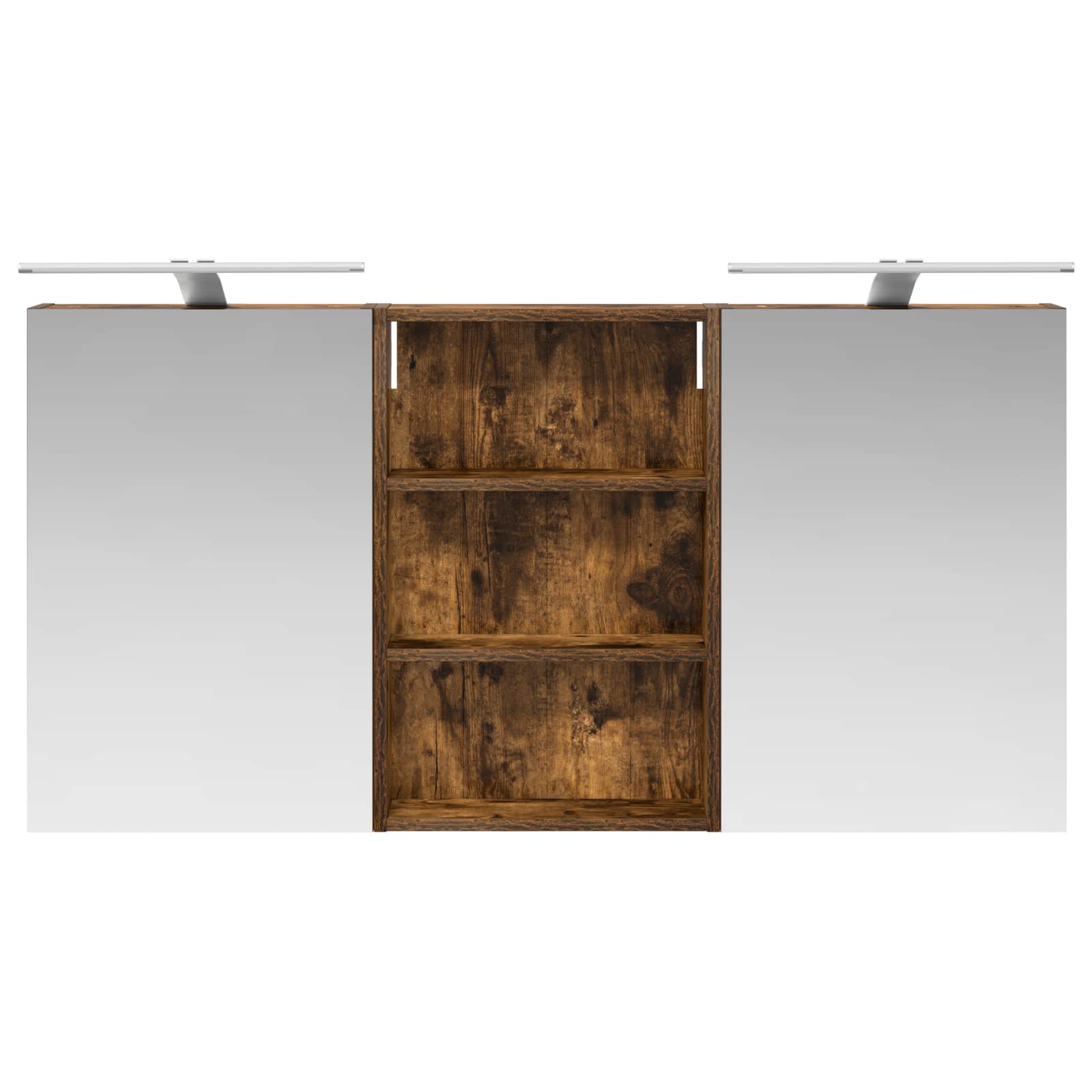 Badezimmerschrank-Set 3 pcs 80 x 10,5 x 50 cm Holzwerkstoff