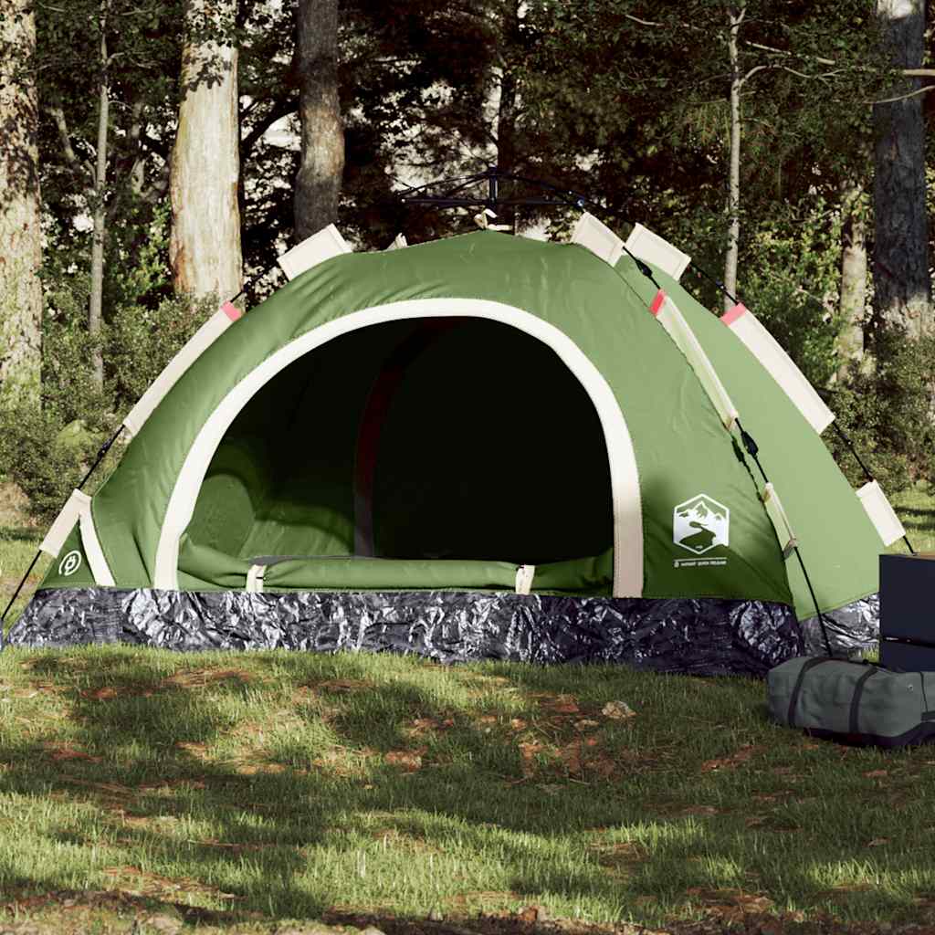 Campingzelt 2 Personen Grün Quick Release