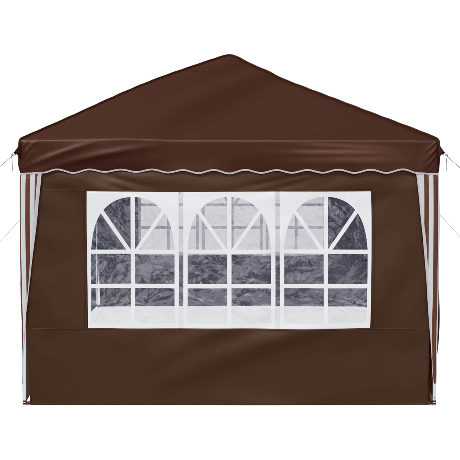 Pop-up Partyzelt 575 x 290 x 245 cm Creme