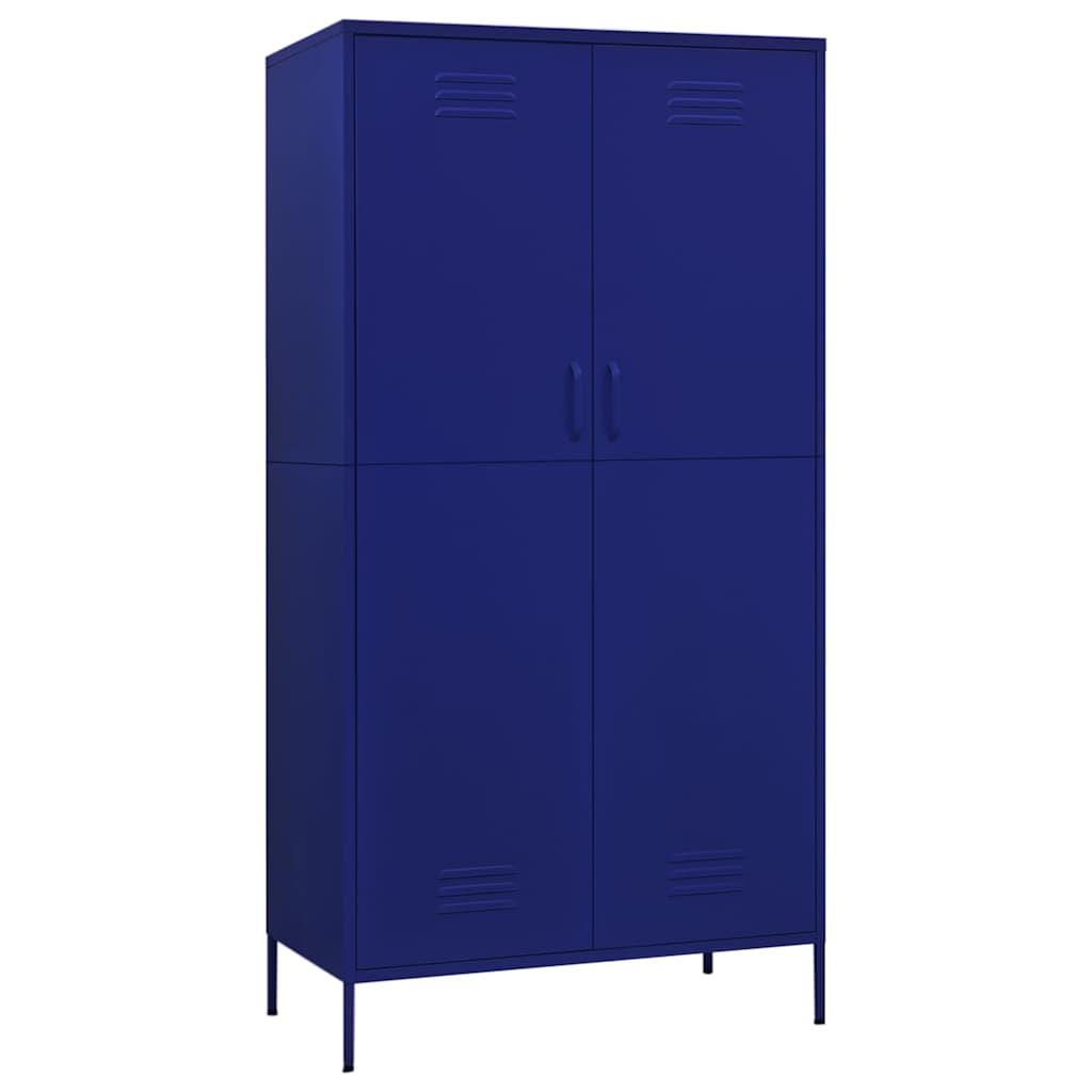 Kleiderschrank Olivgrün 90x50x180 cm Stahl