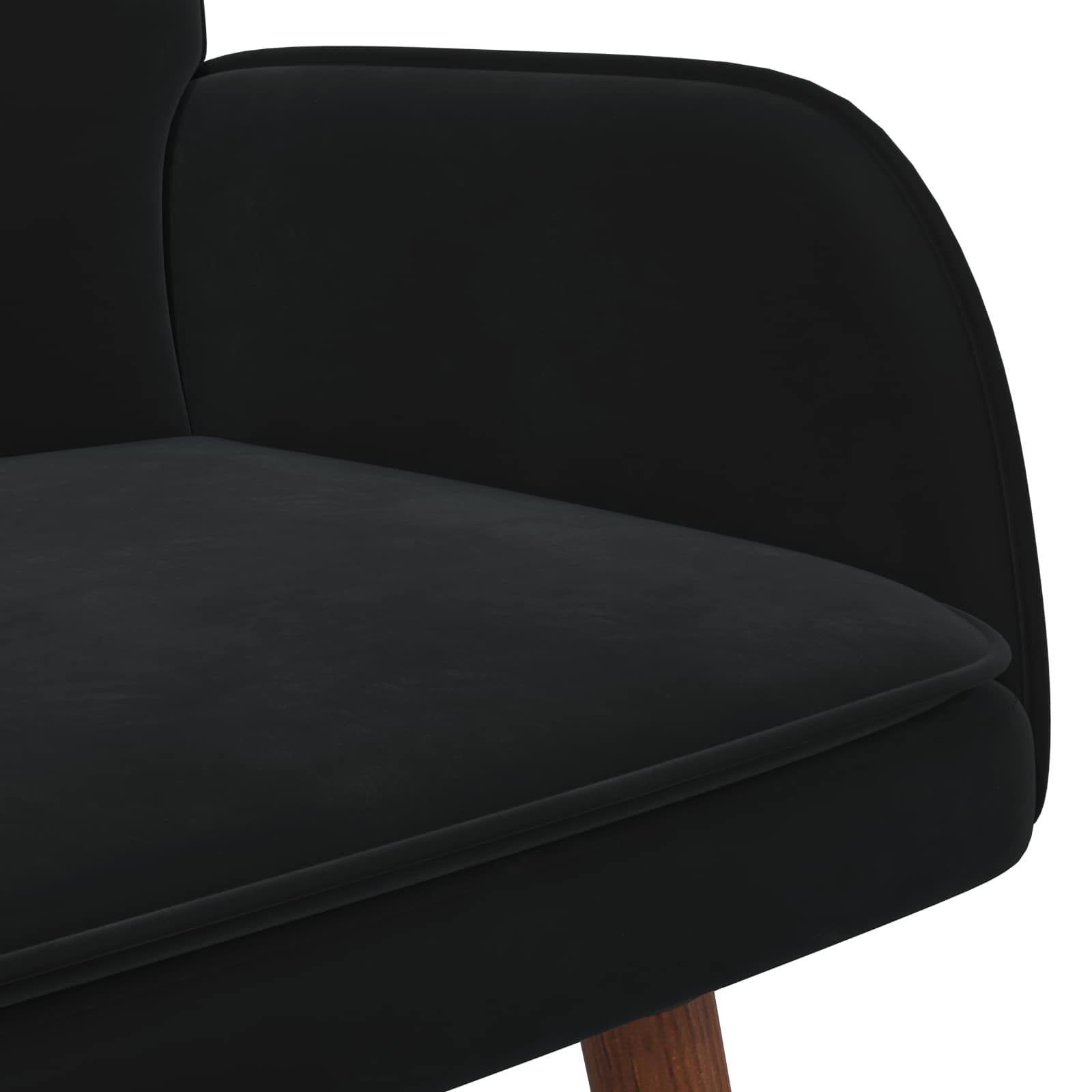 2-Sitzer Sofa Hellgrau 115 x 61 x 87 cm Samt (V)