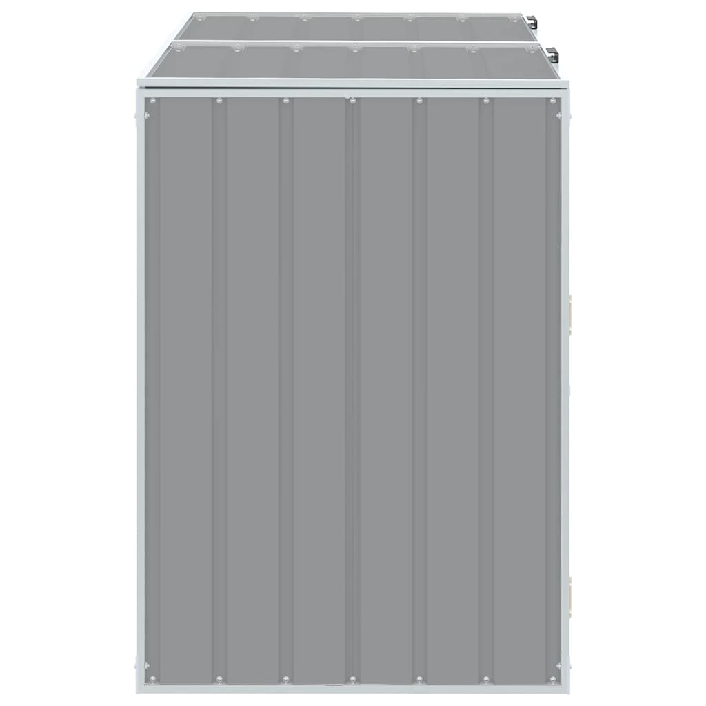 Mülltonnenbox für 1 Tonne Grün 72x81x115 cm Stahl
