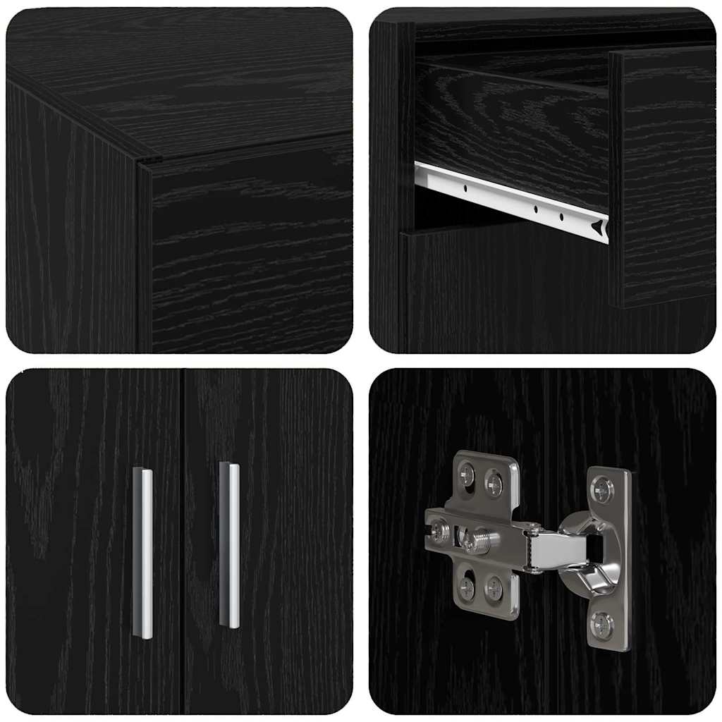 Badschrank Altholz 80 x 42,5 x 93,5 cm Holzwerkstoff