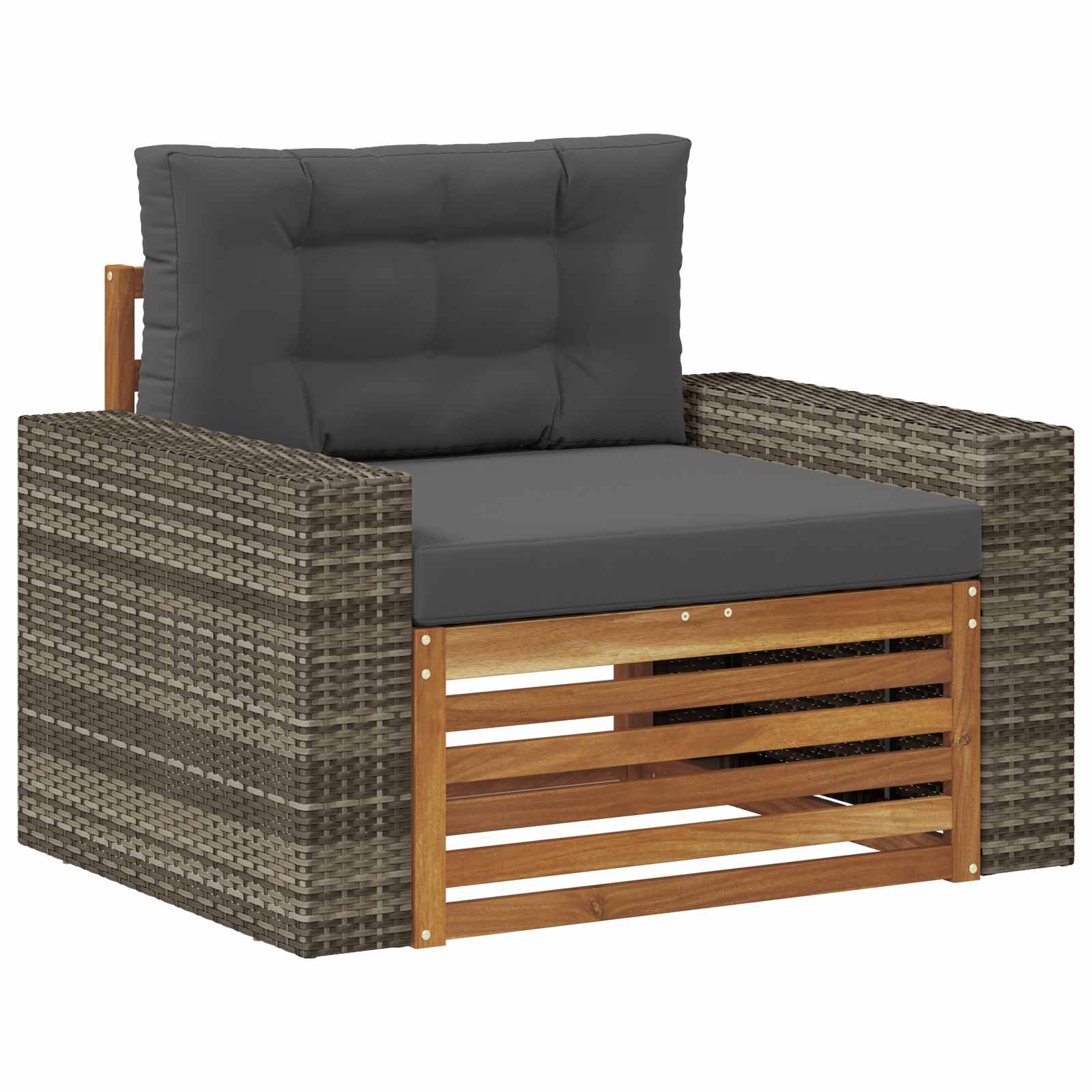 2 Stück Outdoor-Sofa Natur