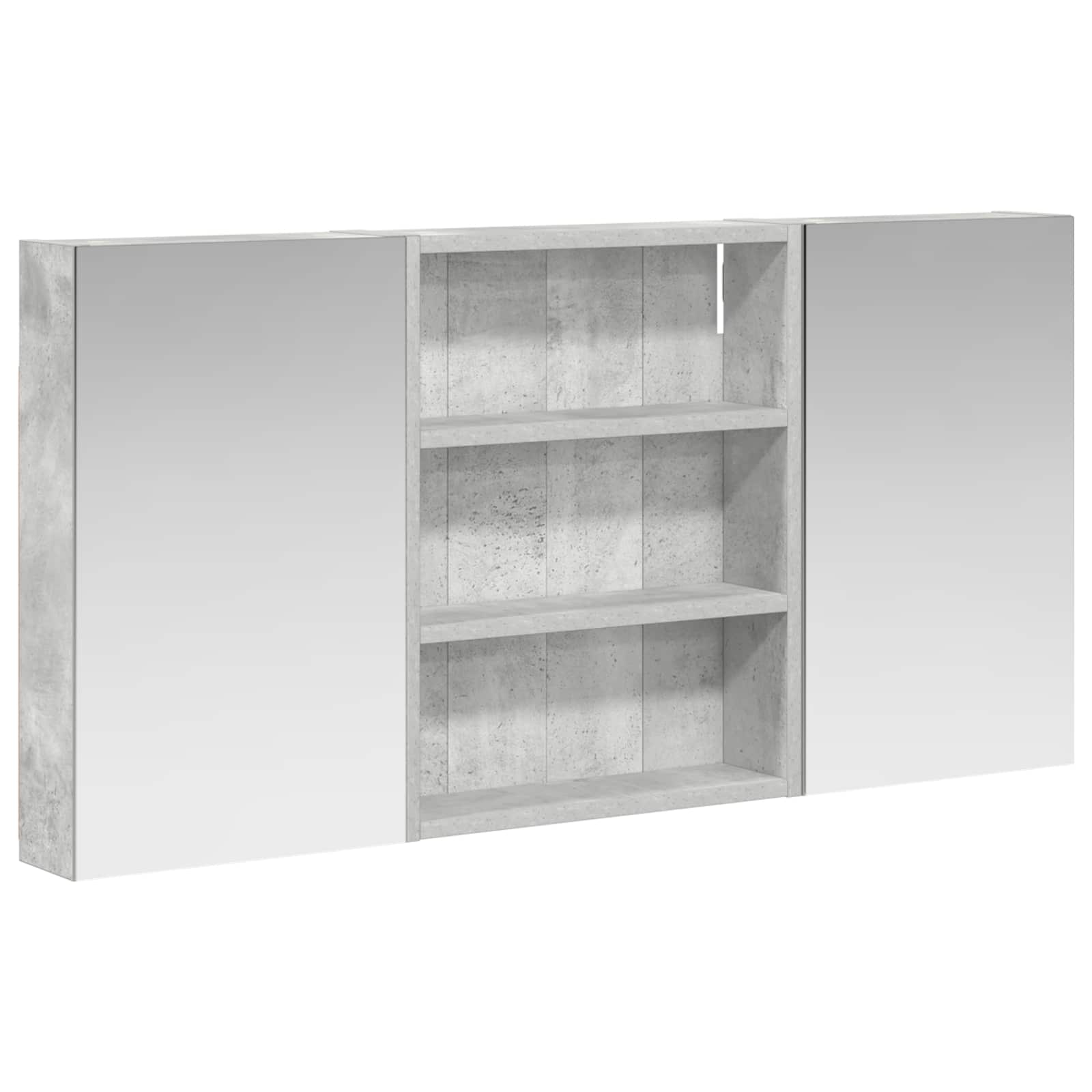 Badezimmerschrank-Set 3 pcs 80 x 10,5 x 50 cm Holzwerkstoff
