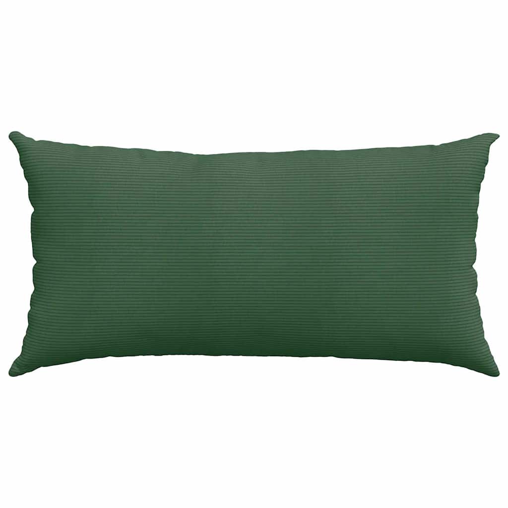 Sofakissen 2 Stück Hellgrau 50 x 30 cm Cordstoff