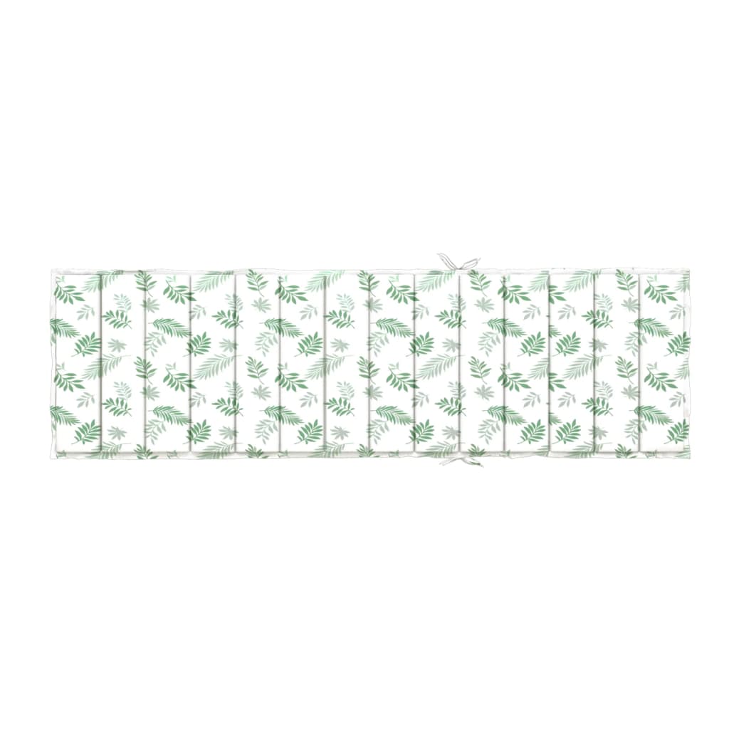 Liege-Kissen Blatt Blattmuster 200 x 70 x 3 cm Oxford-Stoff