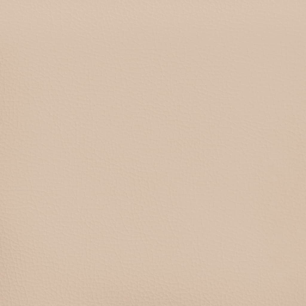 Kopfteil mit Ohren Creme 83x16x78/88 cm Kunstleder