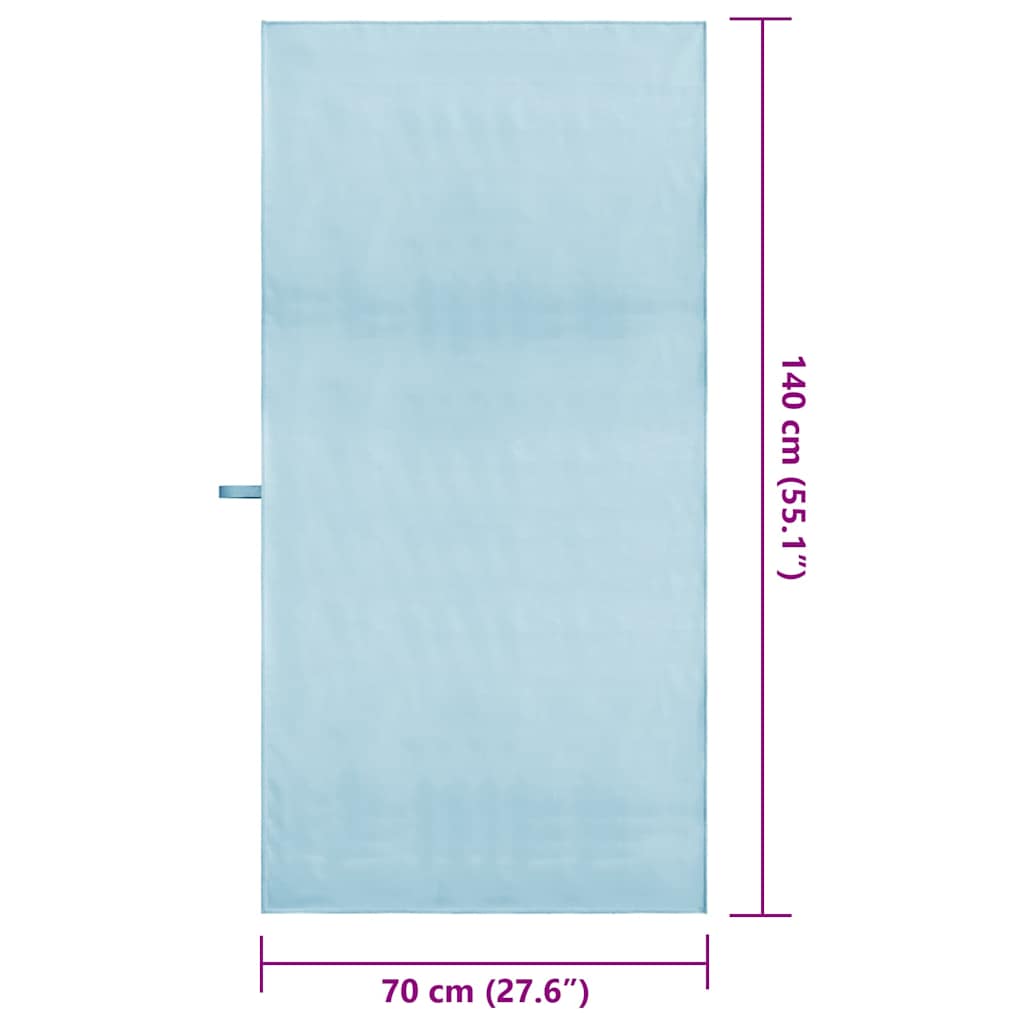 Sporthandtücher 2 pcs Schwarz 50 x 30 cm Polyester und Polyamid