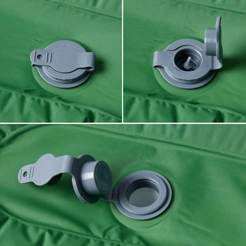 Selbstaufblasende Isomatte mit Kissen Grau