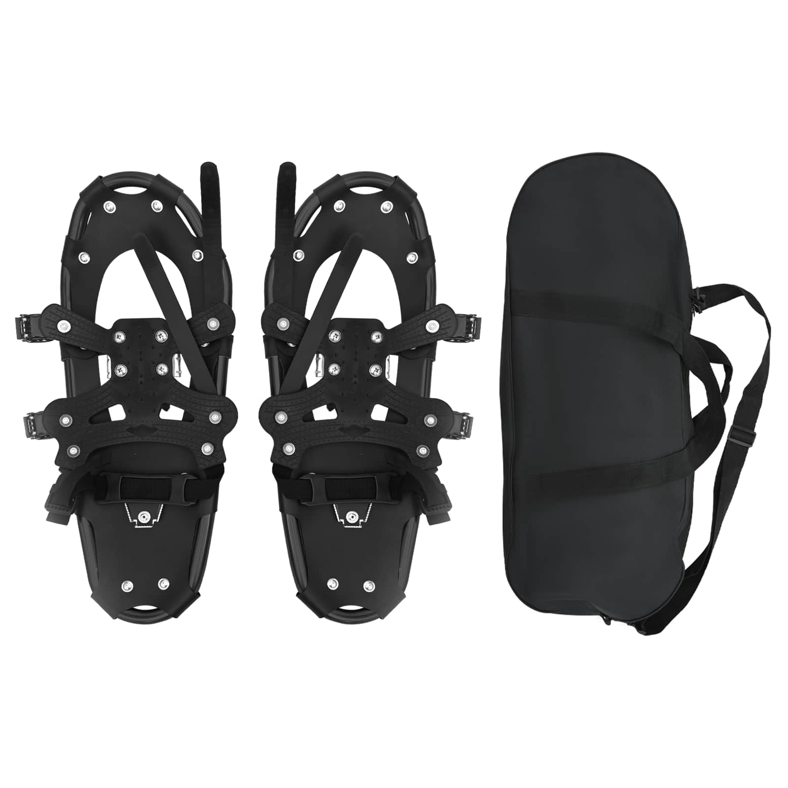 3 in 1 Schneeschuhe Silber und Schwarz 53,5 x 21 cm
