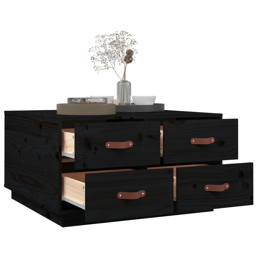 Couchtisch 80x80x45 cm Massivholz Kiefer