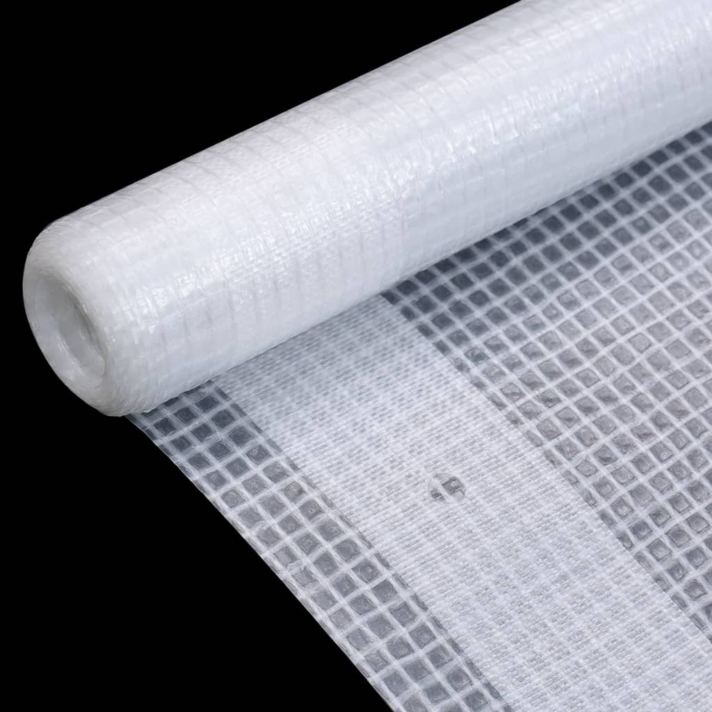 Gitter-Abdeckplanen 2 Stk. 260 g/m² 1,5x5 m Weiß