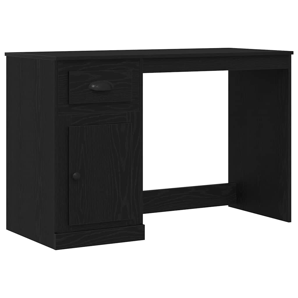 Schreibtisch mit Schublade Weiß 115x50x75 cm Holzwerkstoff