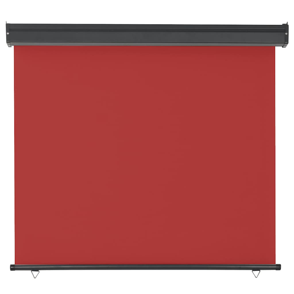 Balkon Seitenmarkise 60 x 250 cm 100% Polyester Eisen Stahl