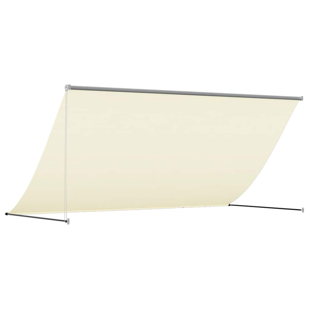 Markise Einziehbar Anthrazit 100x150 cm Stoff und Stahl