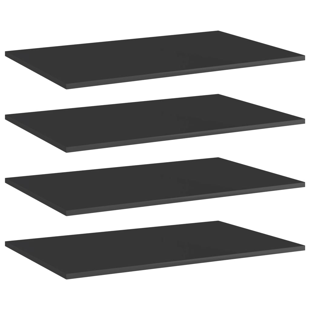 Bücherregal-Bretter 4 Stk. Weiß 40x10x1,5 cm Holzwerkstoff