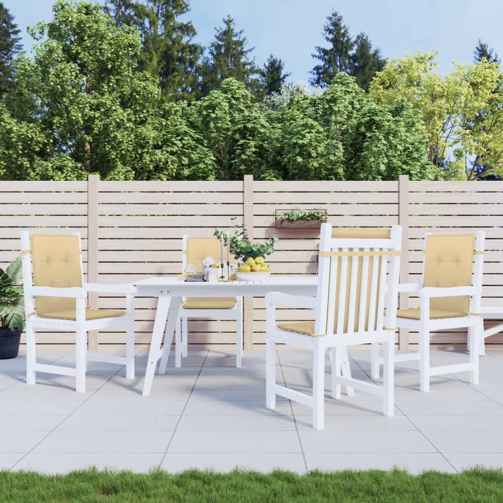 Niedriglehner-Auflagen 2 Stk Melange Anthrazit 100x50x7cm Stoff