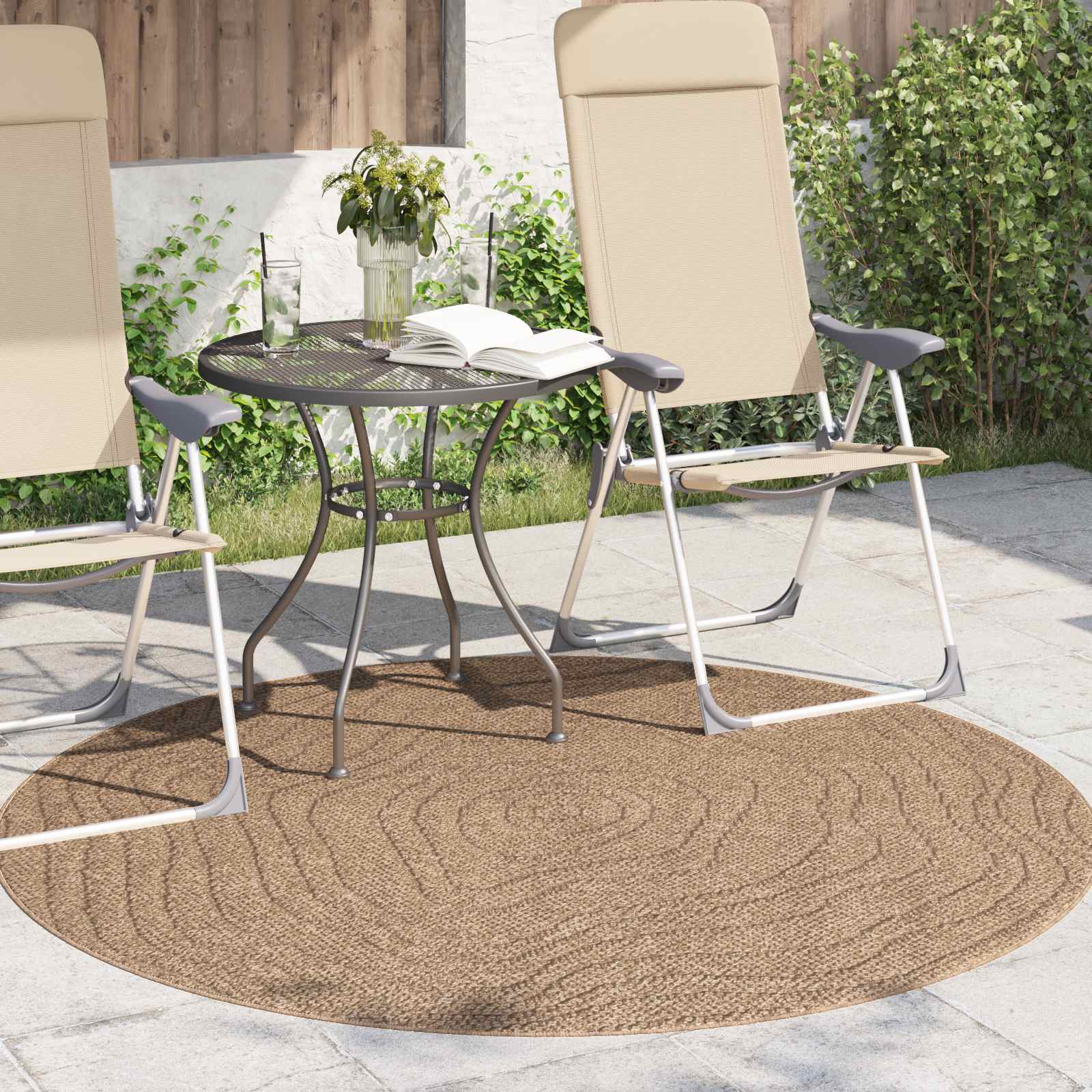 Bereichsteppiche Rechtwinklig AGIRA Natur 150 x 80 cm Polyester