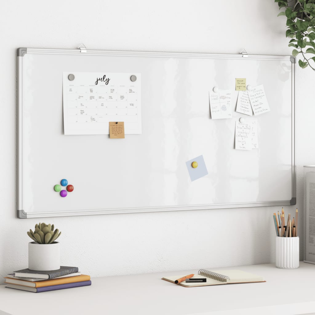 Magnetisches Whiteboard 40x30x1,7 cm Aluminium