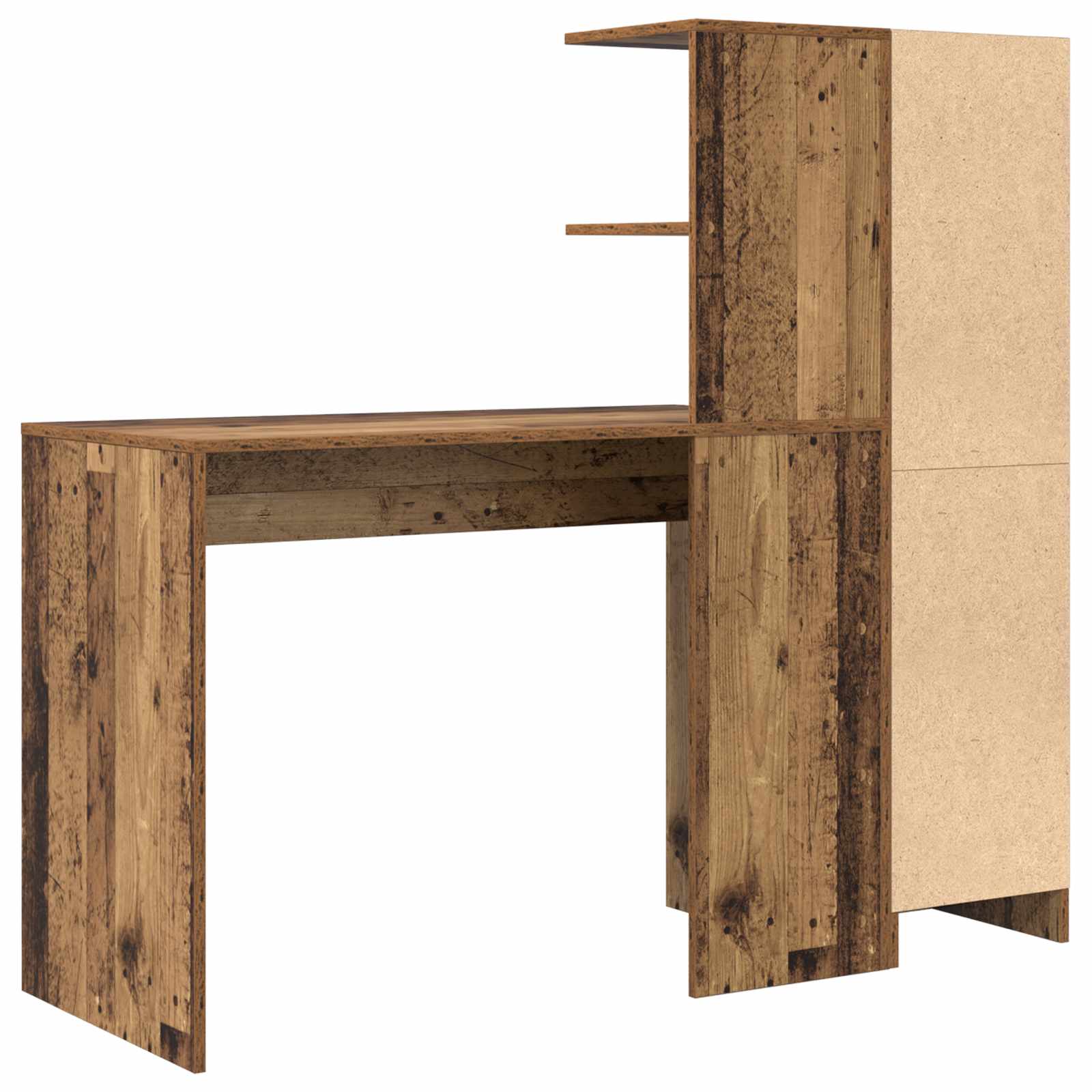 Schreibtisch 2 pcs Beton Grau
