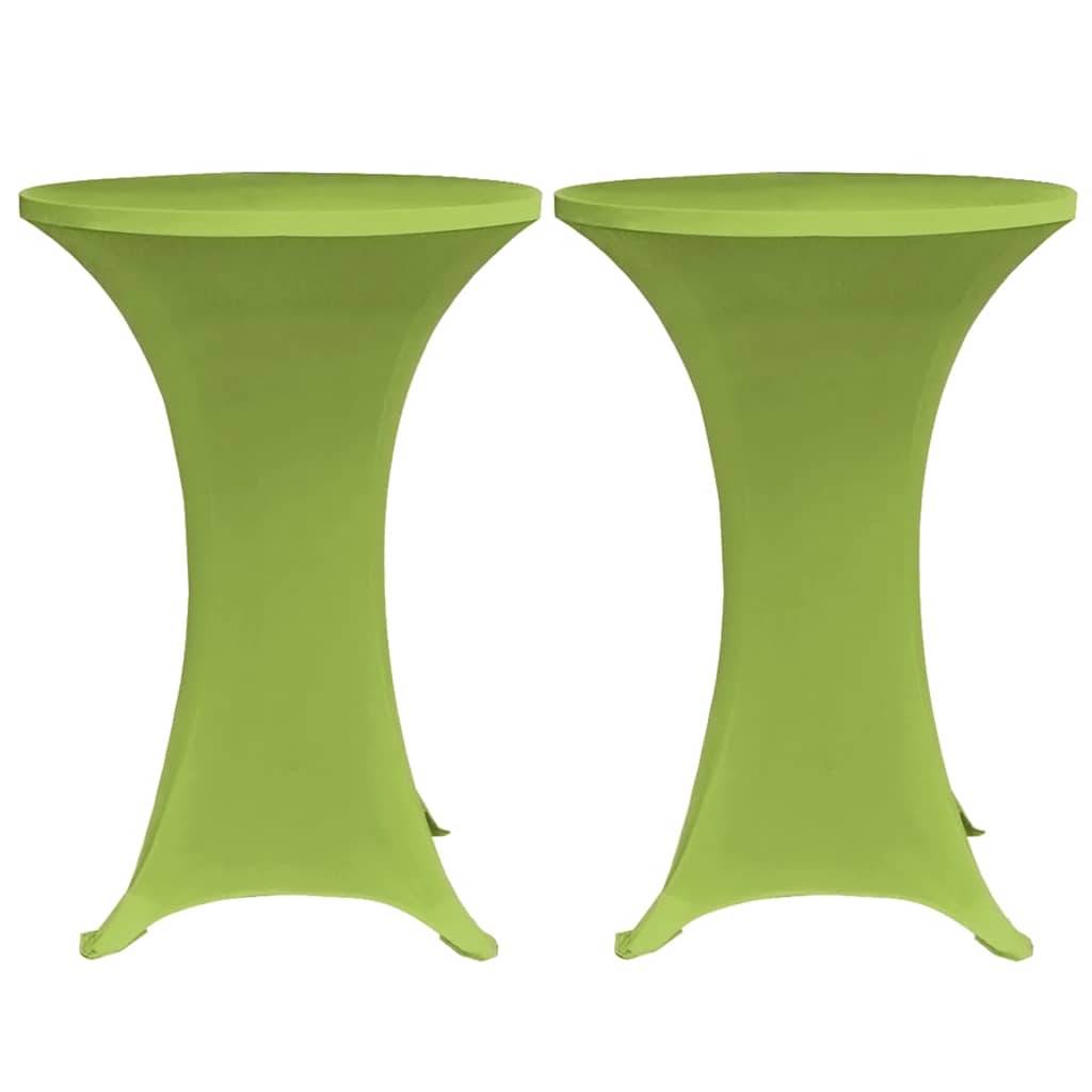 Tischhusse Stretchhusse 2 Stk 70 cm Anthrazit