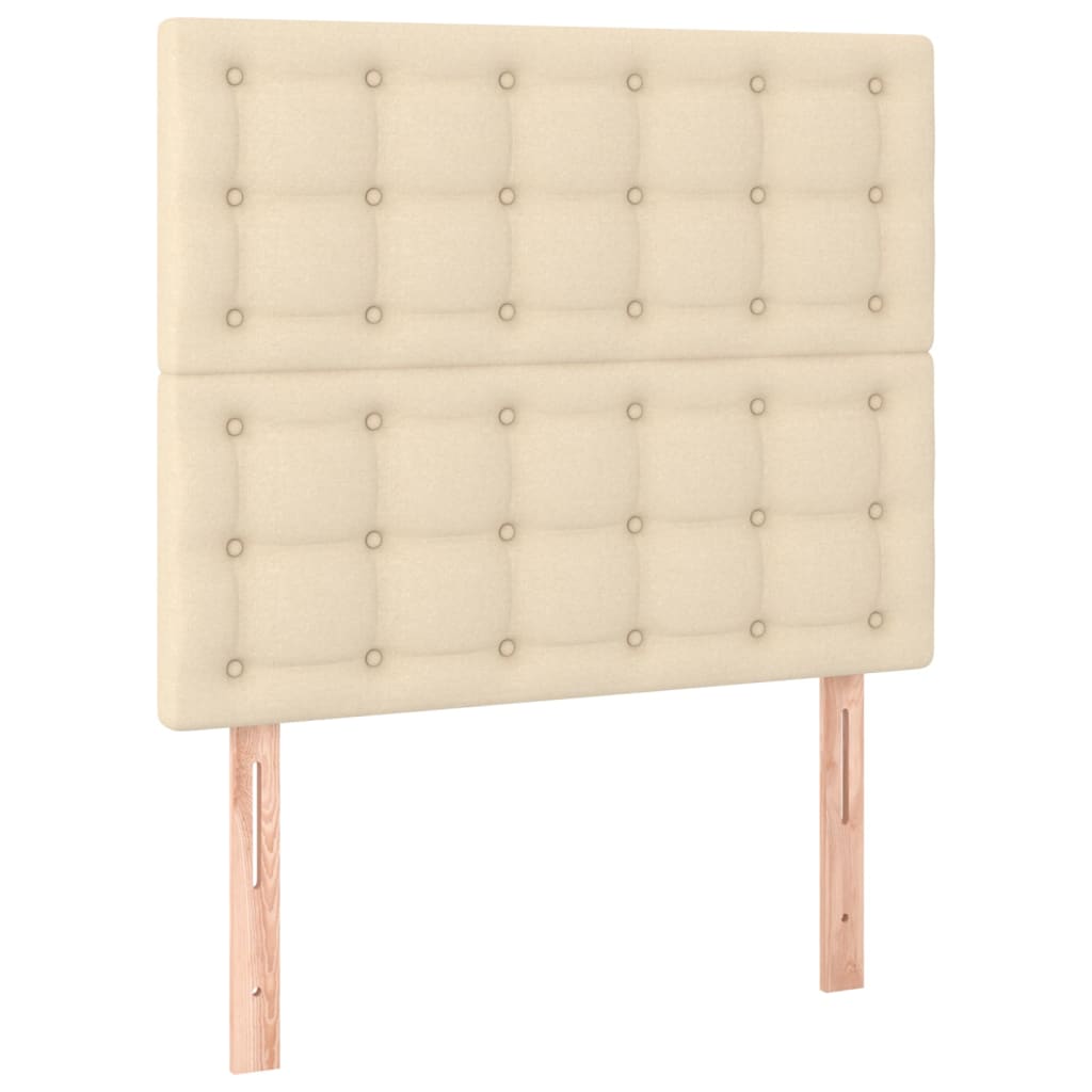 Kopfteil Hellgrau 80x5x118/128 cm Stoff