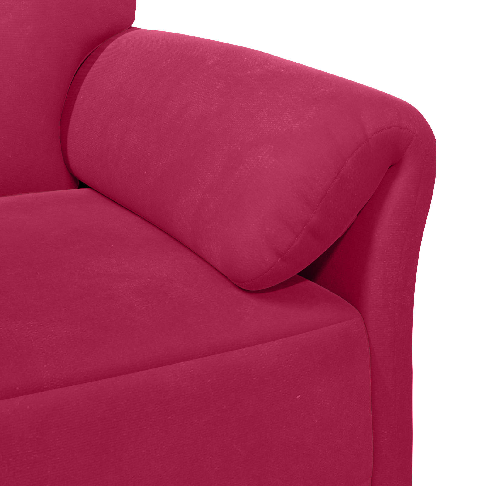 1-Sitzer Sofa Hellgrau 88 x 83 x 95 cm Samt