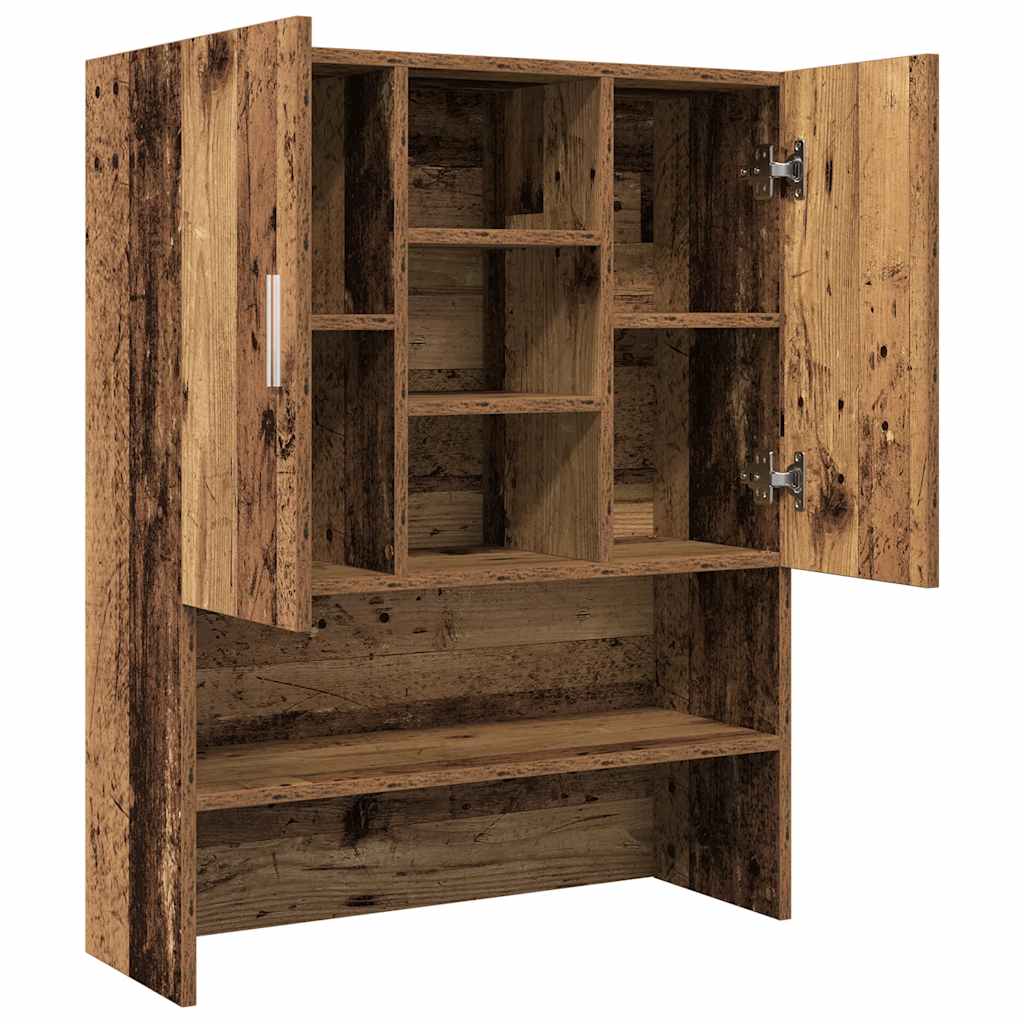 Waschmaschinenschrank Weiß 70,5x25,5x90 cm