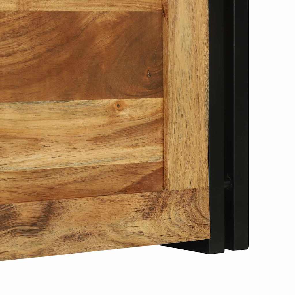 Aufbewahrungsbox 50 x 50 x 50 cm Massives upgecyceltes Holz