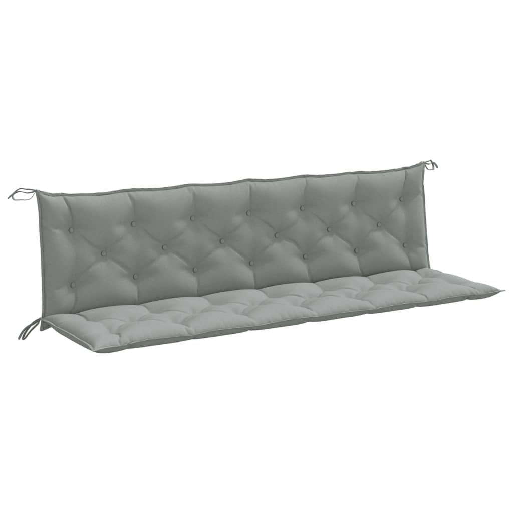 Gartenbank-Auflagen 2 Stk. Melange Anthrazit 100x50x7 cm Stoff
