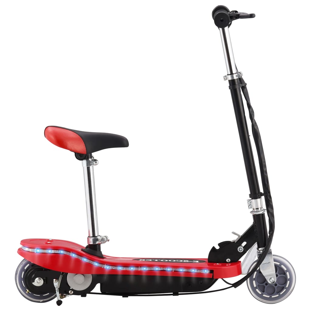 E-Scooter mit LED 120 W Schwarz