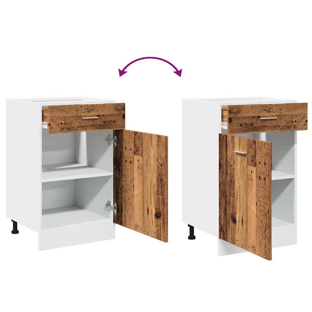 Unterschrank Lyon Weiß 60x46x81,5 cm Holzwerkstoff