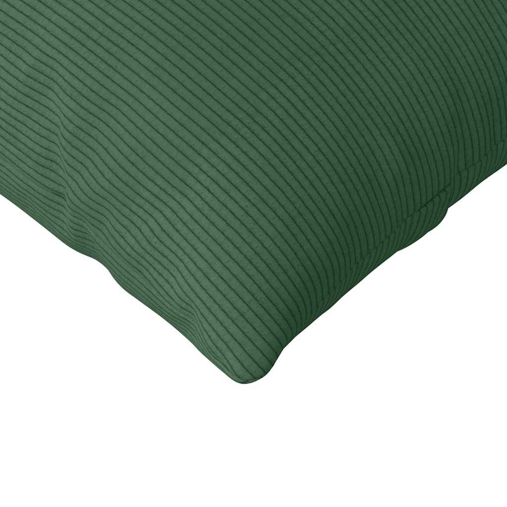 Sofakissen 2 Stück Hellgrau 50 x 30 cm Cordstoff