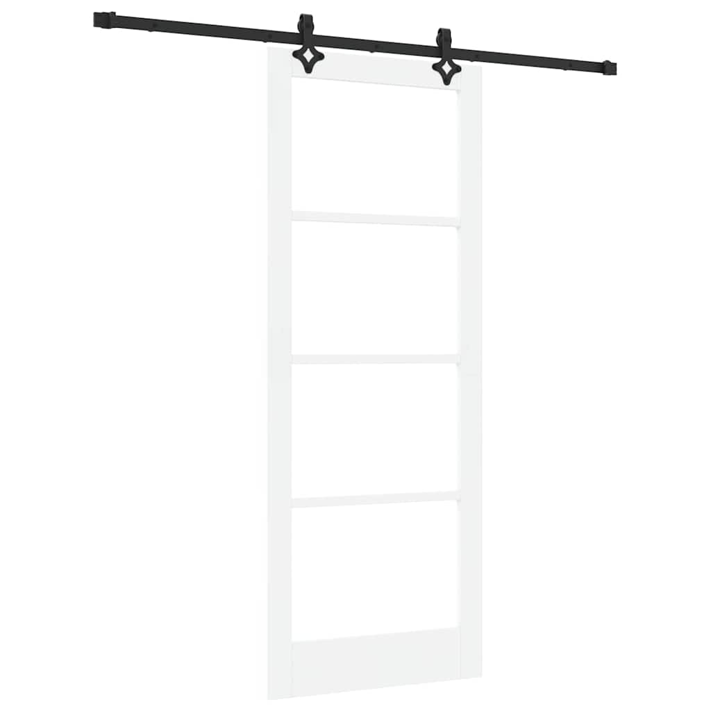 Schiebetür ORKDAL Natürlich und Schwarz 61 x 198,5 cm