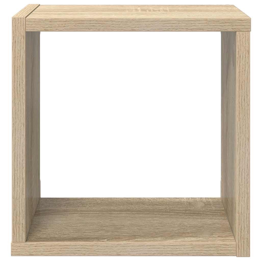 Würfelregale 2 Stk. Weiß 30x15x30 cm