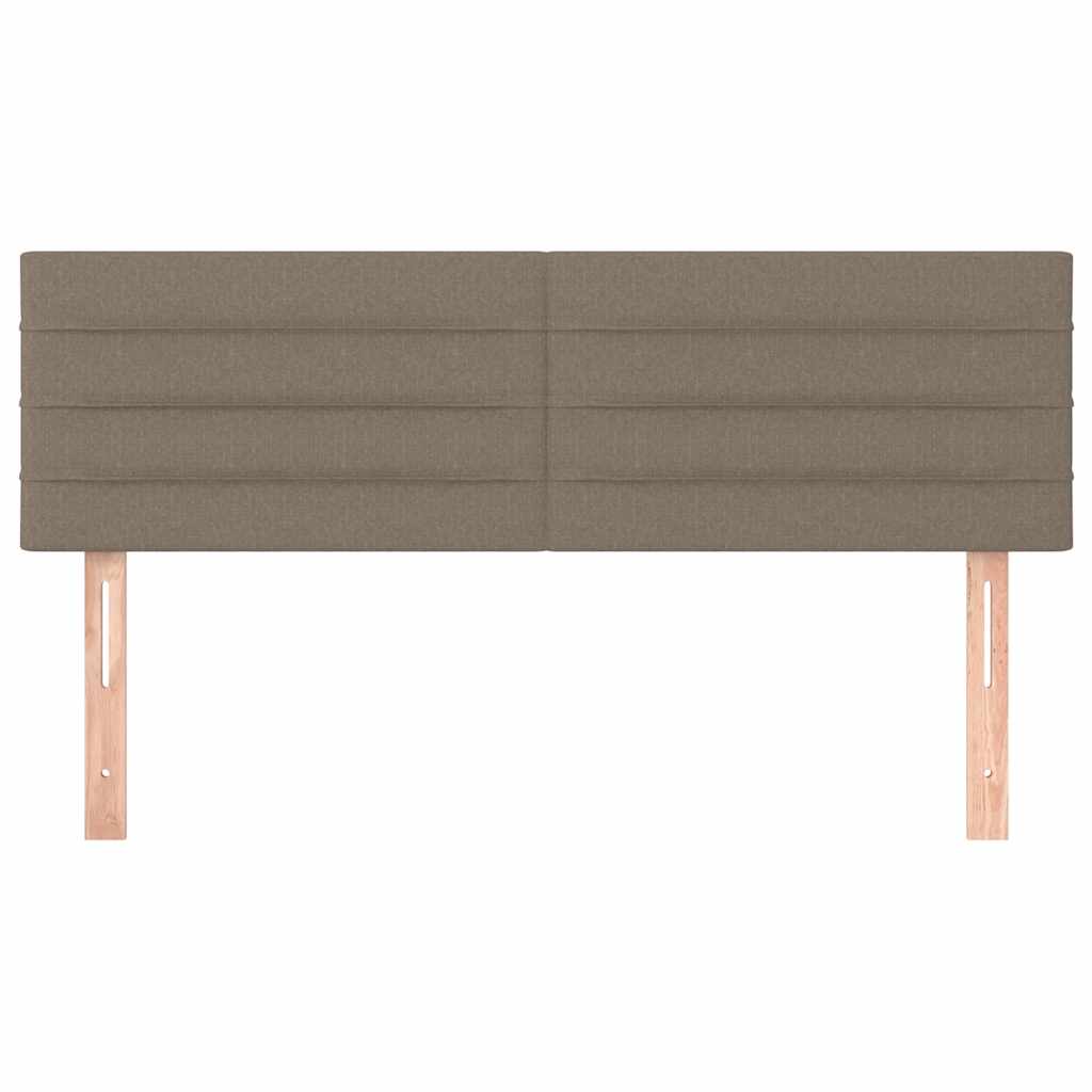 Kopfteil Hellgrau 80x5x118/128 cm Stoff