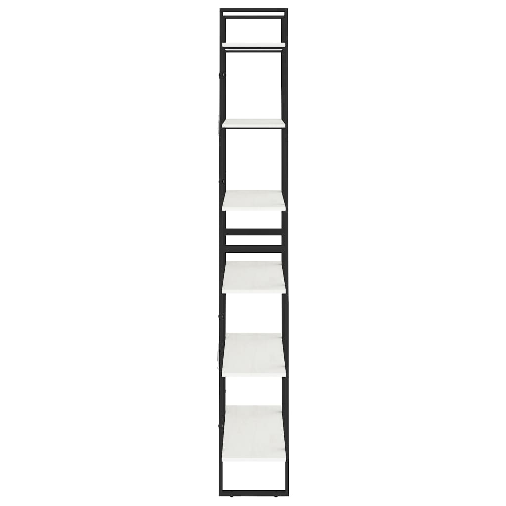 Bücherregal Weiß 80x30x105 cm Holzwerkstoff