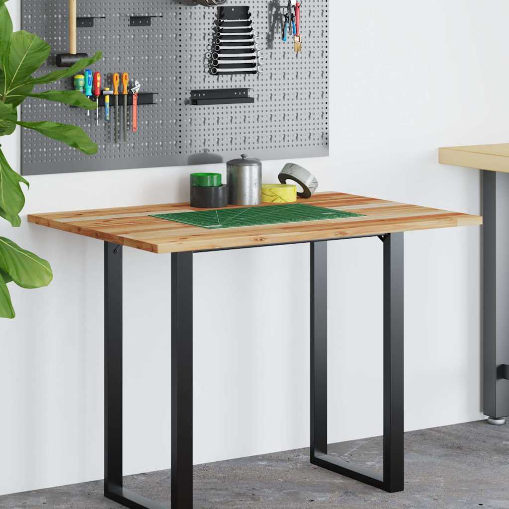 Schreibtischplatte Unbehandelt 60x50x2 cm Massivholz Akazie