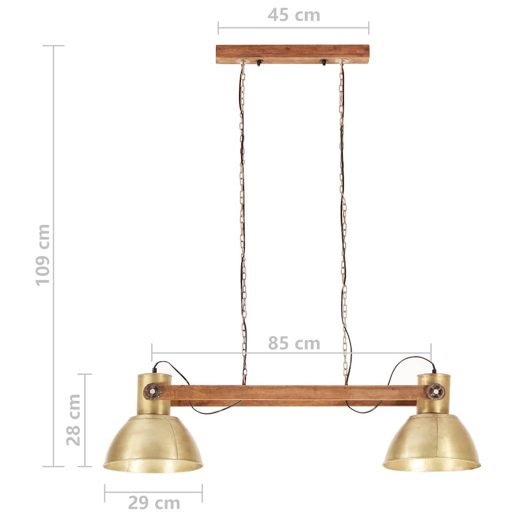 Hängelampe Industrie-Stil 25 W Mehrfarbig 111 cm E27