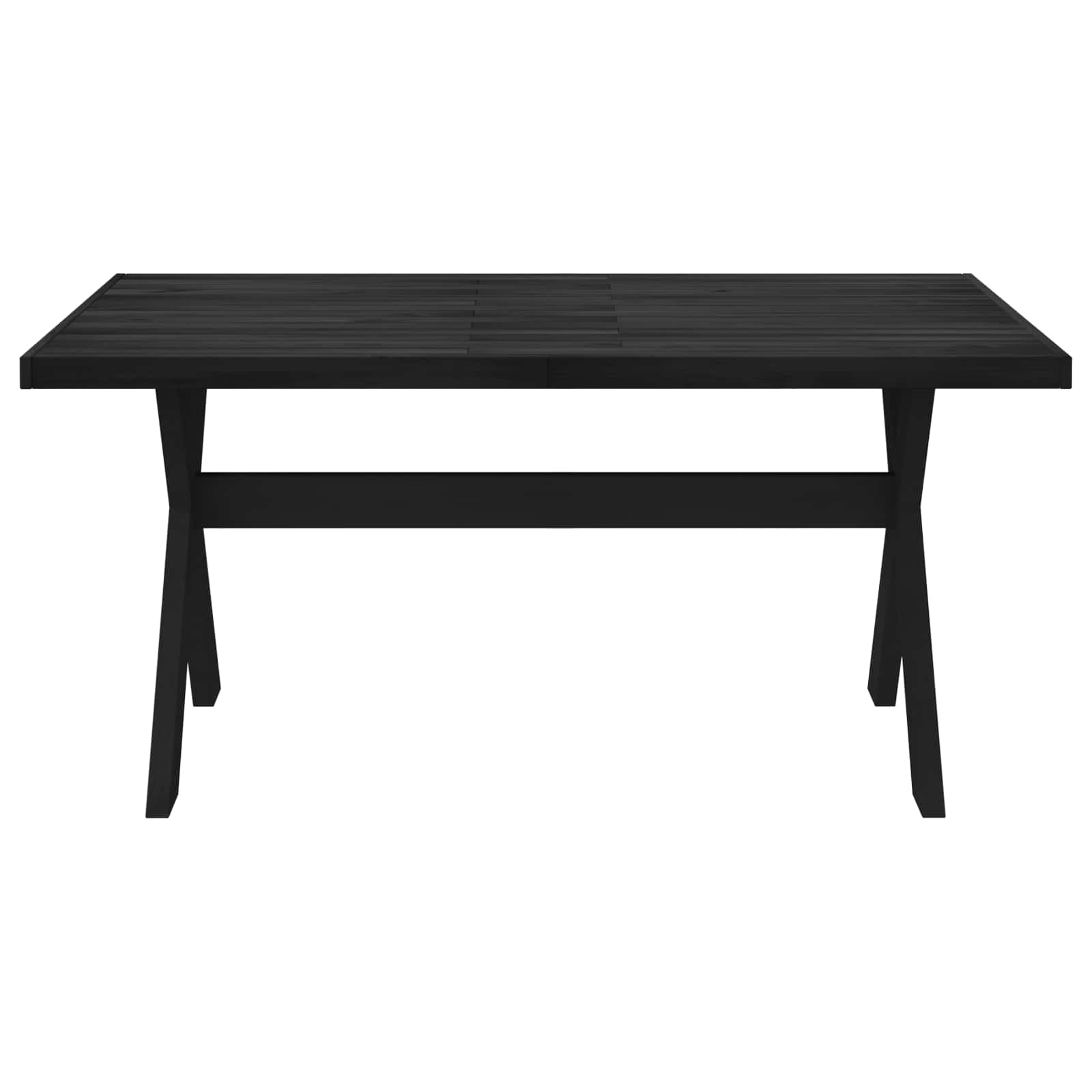 Esstisch NOAIN U-Form-Beine 180x90x75 cm Massivholz Kiefer