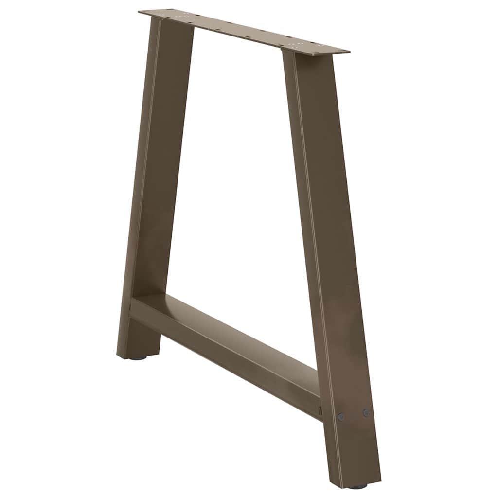 Couchtischbeine A-Form 2 Stk. 30x(30-31) cm Stahl