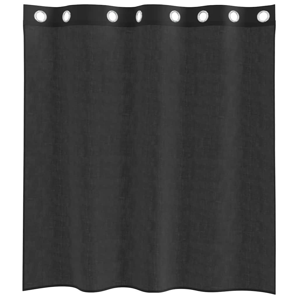 Voile Vorhänge mit Ösen 2 Stk. Apfelgrün 140x140 cm