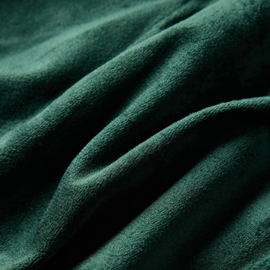 Kinderbluse mit Rüschen Dunkelgrün 140